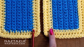 HOW to CROCHET BORDER EDGINGS  Three Basic Types Traditional Picture Frame and Padded [upl. by Avah136]