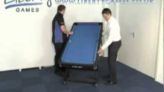 Riley 5 foot Folding Pool Table Style FP5B [upl. by Anetta]