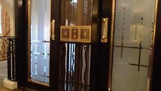 パリのアンティークホテルの手動エレベーター：Elevator at Millennium Hotel Paris Opera [upl. by Pompei]