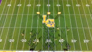 Drone coverage of La Grange High School Band preUIL event [upl. by Merrell]