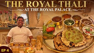 RAMBAGH PALACE Jaipur  Royal Thali at Royal Palace  The Experience of Royalty [upl. by Inod298]