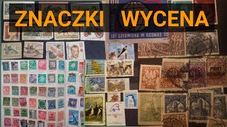 Wycena internetowa znaczków pocztowych nadesłanych przez widzów filatelistyka Grudzień 2021 [upl. by Airotciv]