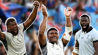 Dont miss these unbelievable Fiji fulltime scenes  Rugby World Cup 2023 [upl. by Ecenaj]