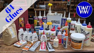 The Great Glue Test Round 2 64 Different Glues Tested [upl. by Goldsworthy]