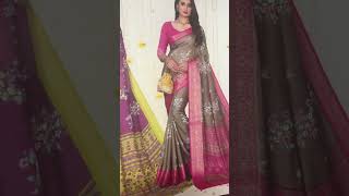 Boutique style sarees Naracollections bestqualitysarees fashion indianattire [upl. by Adnawyt]