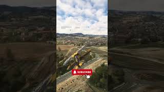 Stunt Plane Acrobatics MSFS  4K Ultra HD [upl. by Anekahs]