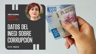 Datos del Inegi sobre corrupción Por Muna D Buchahin ¬ Video columna [upl. by Ettolrahs875]