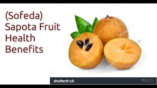 Sofeda Sapota Fruit Health Benefits [upl. by Imis]