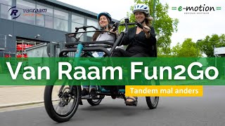 Van Raam Fun2Go 👫 🚴  Tandem eBike  Dreirad für Erwachsene [upl. by Acisseg330]