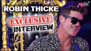 Robin Thicke Exclusive Interview on Black Culture His Music Career Usher amp More We in Miami EP 82 [upl. by Knitter]