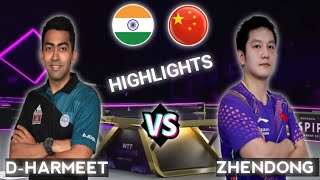 Fan Zhendong vs Desai Harmeet Best ITTF Worlds Table Tennis [upl. by Charbonneau]