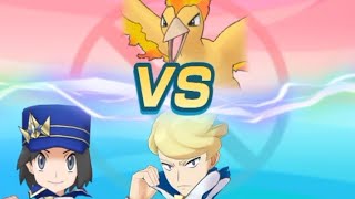 Pokemon Masters EX Champion Calem and Siebold duo Moltres [upl. by Nodababus]