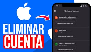 Como BORRAR una CUENTA de Google en iPhone Guia Completa [upl. by Nisen]