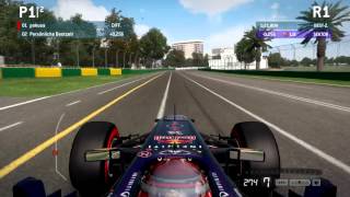 F1 2013  Melbourne Hotlap 121602 Onboard Gameplay  Setup [upl. by Nauhs840]