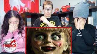 ANNABELLE COMES HOME Trailer REACTION [upl. by Ellehsram279]