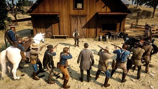 John Marstons Death Scene But This Time He Is Prepared  Red Dead Redemption 2 [upl. by Chuch619]