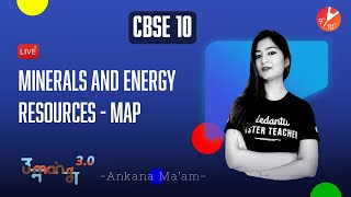 Minerals and Energy Resources MAP🗺️ CBSE Class10 GeographySST Map Work Chapter 5  Term2 Vedantu [upl. by Assena]