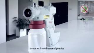 Comac E Spray – Gun sprayer for disinfectant solutions at WB Floor Machines [upl. by Bryner439]