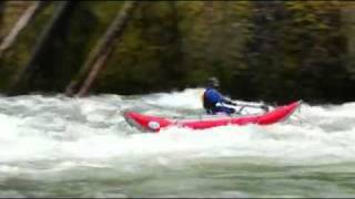 Wave Destroyer Cataraft vs Hole in Wall Clackamas River [upl. by Whitby]