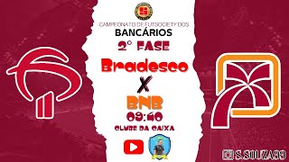 Campeonato de Futsociety dos Bancários 2024  Bradesco x BNB  2° Fase [upl. by Engud]