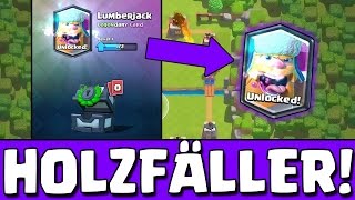 HOLZFÄLLER aus einer TOURNAMENT CHEST  NEUE LEGENÄRE KARTE  Clash Royale Deutsch [upl. by Nahtnanhoj519]