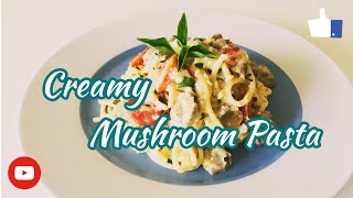 How To Make A Creamy Mushroom Pasta  My On The Spot Recipe  Simple and Easy  Vlog6  Daizy Bagon [upl. by Albert]