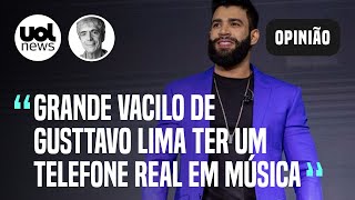 Gusttavo Lima que fase Telefone real em música chega a ser irresponsável diz Mauricio Stycer [upl. by Pearlman]