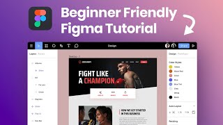 Introducing Figma A Beginners Tutorial 2023 UI UX Design [upl. by Amikan234]