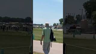 Oshkosh 2 helicopter mid air collision 2023 ￼Saturday 729 oshkosh airshow crash helicopter [upl. by Gnouhp449]