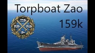 World of Warships Blitz  Zao My Best GameTorpboat [upl. by Jahdol608]