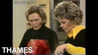 Mary Berry  How to make omelette and Salad  1973 [upl. by Barbra998]