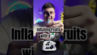 Testing the Life Hack Inflating Fruits with a Syringe 💉 shorts funny hacks [upl. by Shandie]