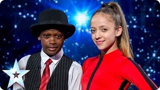 Dancers Lauren and Terrell are on a mission  Britains Got Talent 2014 [upl. by Eilrahc]