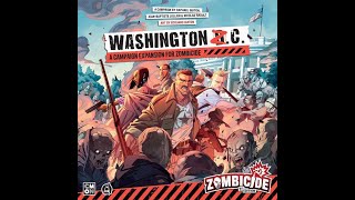 ZOMBICIDE 2nd Edition Washington ZC Expansion Set Unboxing [upl. by Ardle]