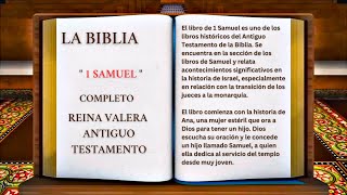 ORIGINAL LA BIBLIA PRIMER LIBRO DE quot 1 SAMUEL quot COMPLETO REINA VALERA ANTIGUO TESTAMENTO [upl. by Cony15]