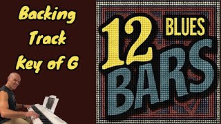 12 Bar Blues in G  Backing Track [upl. by Sedgewick443]