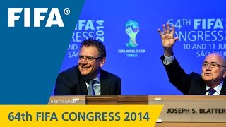 REPLAY 64th FIFA Congress 2014  Press Conference [upl. by Osbourne]