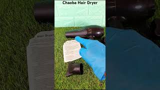 chaoba hair dryer  shorts review  unboxing [upl. by Rees995]