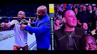 MANEL KAPE SNAPS ON THE MIC UFC 293 [upl. by Masuh475]