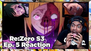 CAPELLA IS LIVING NIGHTMARE FUEL ReZero Season 3 Episode 5 Reaction [upl. by Trebmal]