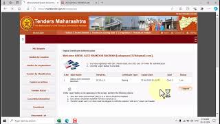 01 Tenders Maharastra Online Payment Verification [upl. by Vastha]