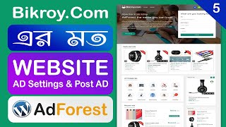 5 ADS Settings And How To Post Ads in Adforest Classified Theme  Create Website Like BikroyCom [upl. by Zia]