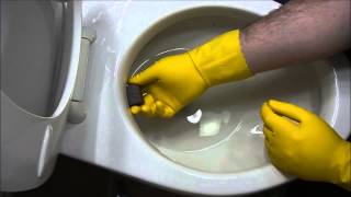 How To Remove Hard Water Stains From Toilet Bowl [upl. by Ecneralc916]