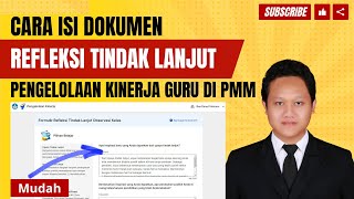 Cara Isi Refleksi Tindak Lanjut Kinerja Guru di PMM [upl. by Xila376]