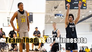 D1 Minnesota amp Team Thad Brought All The Coaches Out For This Highly Anticipated MatchUp [upl. by Merwin]