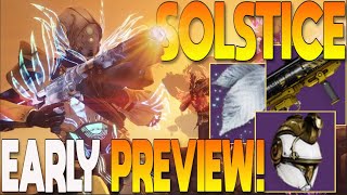 FIRST LOOK AT NEW SOLSTICE 2024 Armor Sets Cosmetics amp FREE LOOT EARLY PREVIEW  Destiny 2 [upl. by Ahtnams]