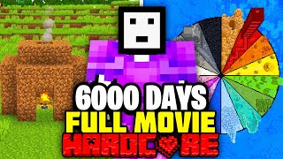 I Survived 6000 Days in Minecraft Hardcore FULL MINECRAFT MOVIE [upl. by Latta]