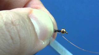 Beginner Fly Tying Tips  Part 8 The Bead Head Pheasant Tail Nymphwmv [upl. by Notlef]