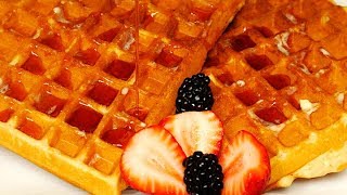 Crispy Waffles Recipe [upl. by Oscar]