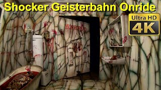 Shocker Geisterbahn Onride funDOmio Dortmund 2020 – Shocker Ghost Train POV Full RideThrough 4K [upl. by Bamby]